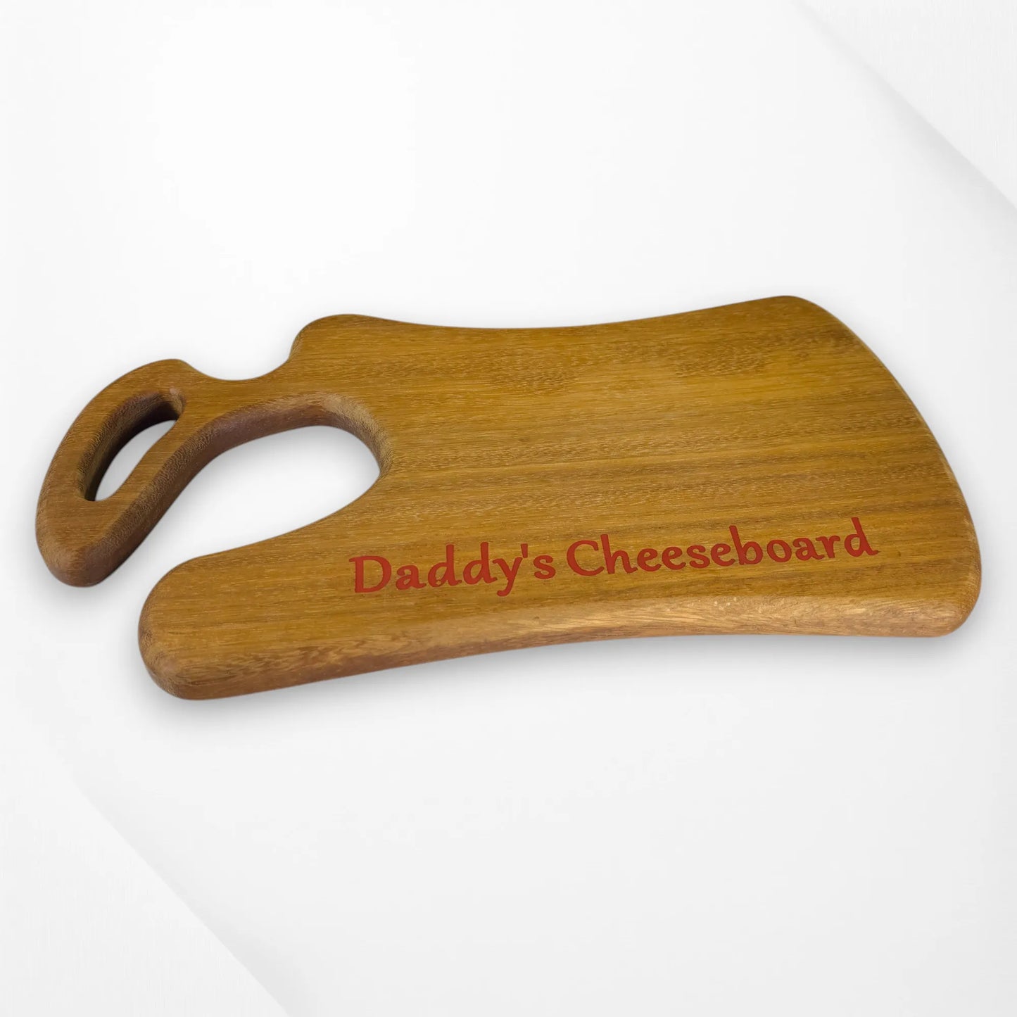 Celebrate every cheese night with our personalised “Daddy’s Cheeseboard” – handcrafted from solid hardwood and perfect for serving an array of cheeses and snacks. A thoughtful and unique gift for dads, cheese lovers, and foodies. Add your own custom engraving!
