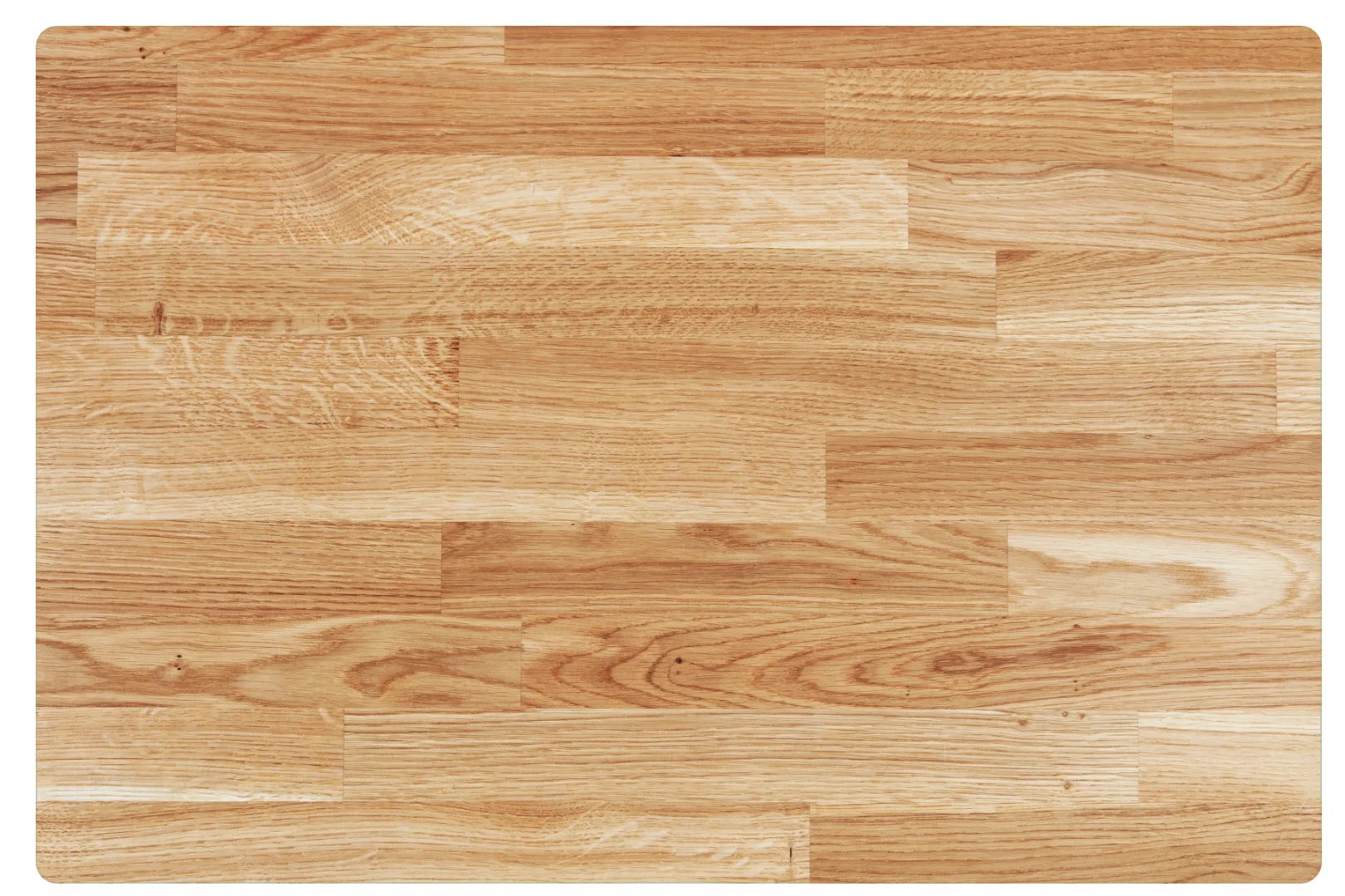 Wooden cutting board with a natural finish