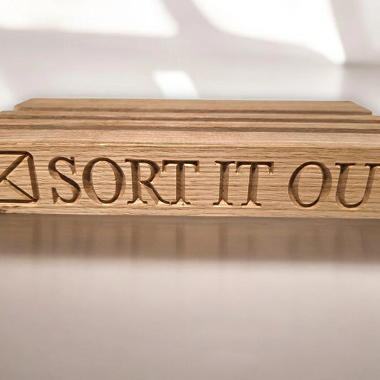 Solid Oak Organiser Tray