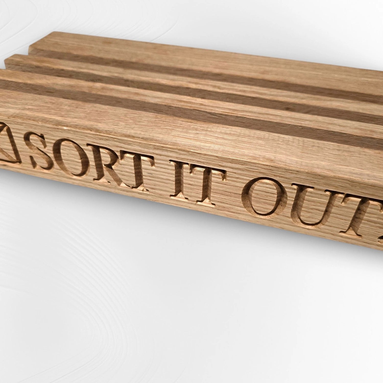 Solid Oak Organiser Tray